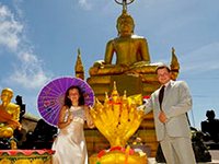 свадьба в тайланде, свадебная церемония за границей
